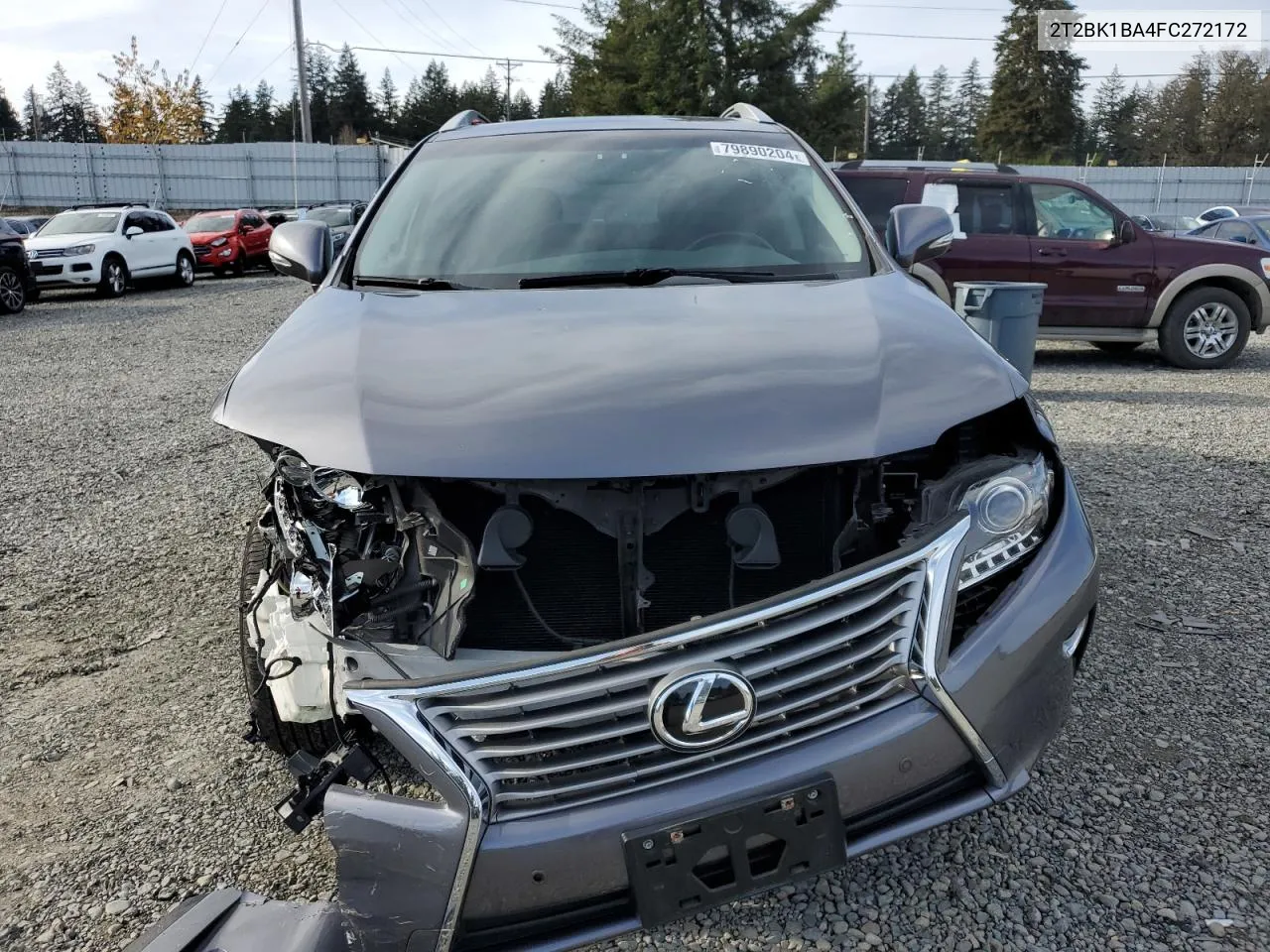 2015 Lexus Rx 350 Base VIN: 2T2BK1BA4FC272172 Lot: 79890204