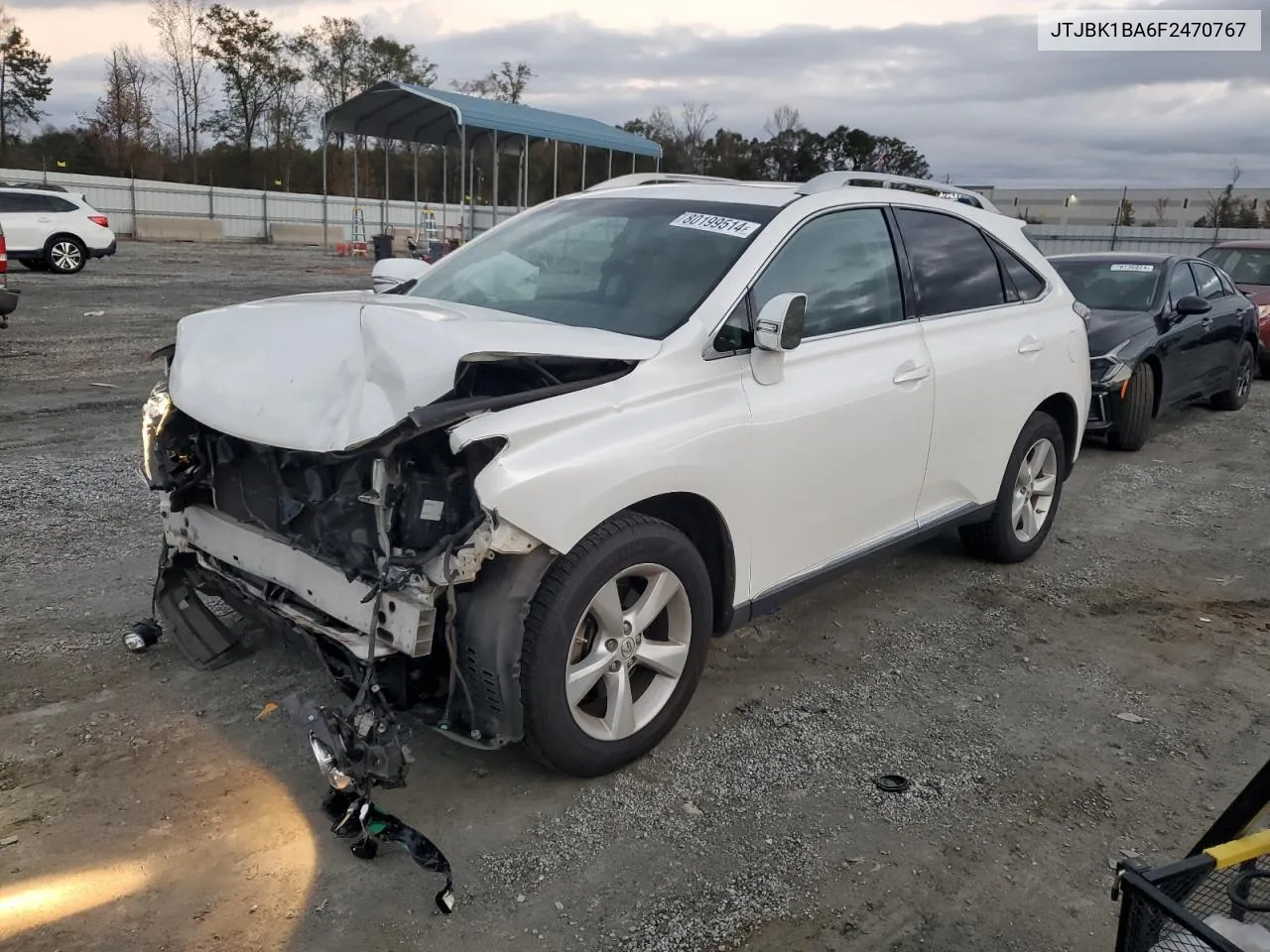 2015 Lexus Rx 350 Base VIN: JTJBK1BA6F2470767 Lot: 80199514