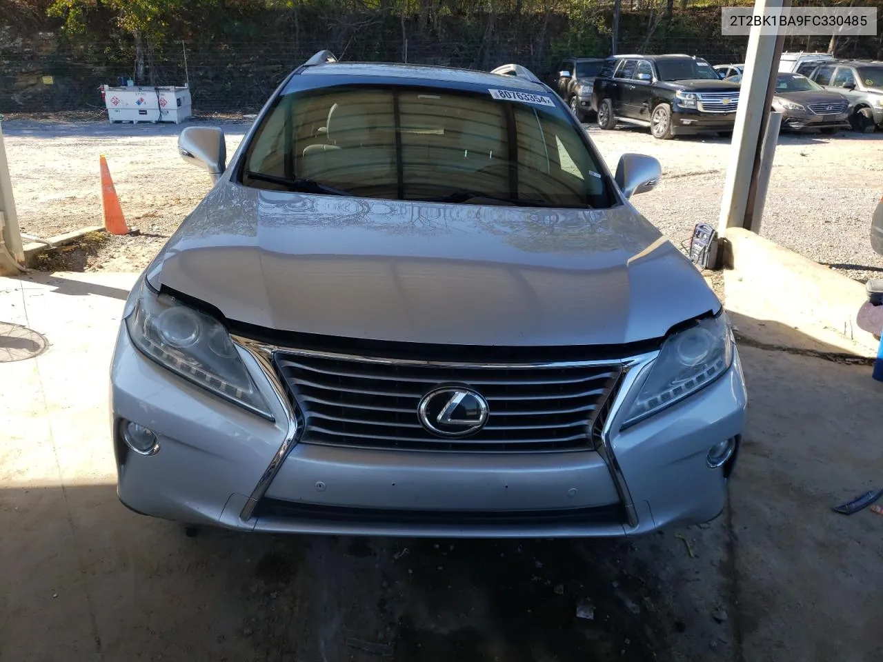 2015 Lexus Rx 350 Base VIN: 2T2BK1BA9FC330485 Lot: 80763354