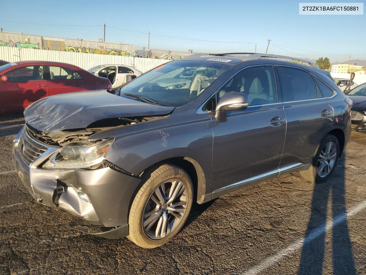 2015 Lexus Rx 350 VIN: 2T2ZK1BA6FC150881 Lot: 80863354