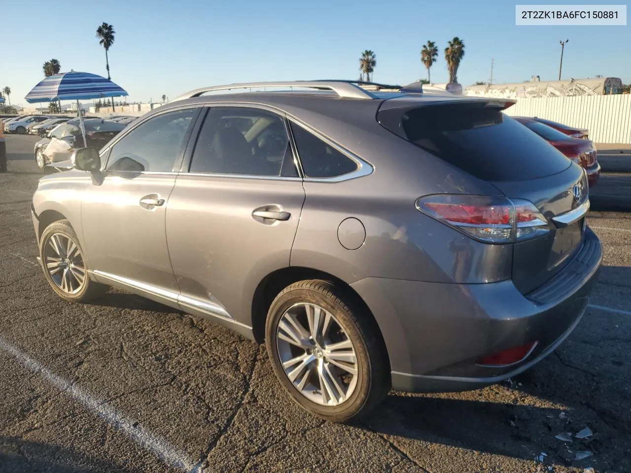 2015 Lexus Rx 350 VIN: 2T2ZK1BA6FC150881 Lot: 80863354