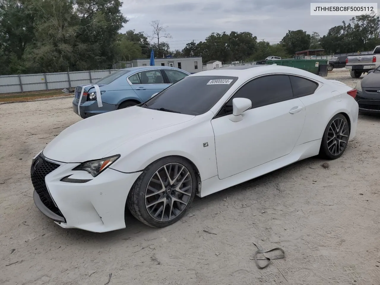 2015 Lexus Rc 350 VIN: JTHHE5BC8F5005112 Lot: 80900024