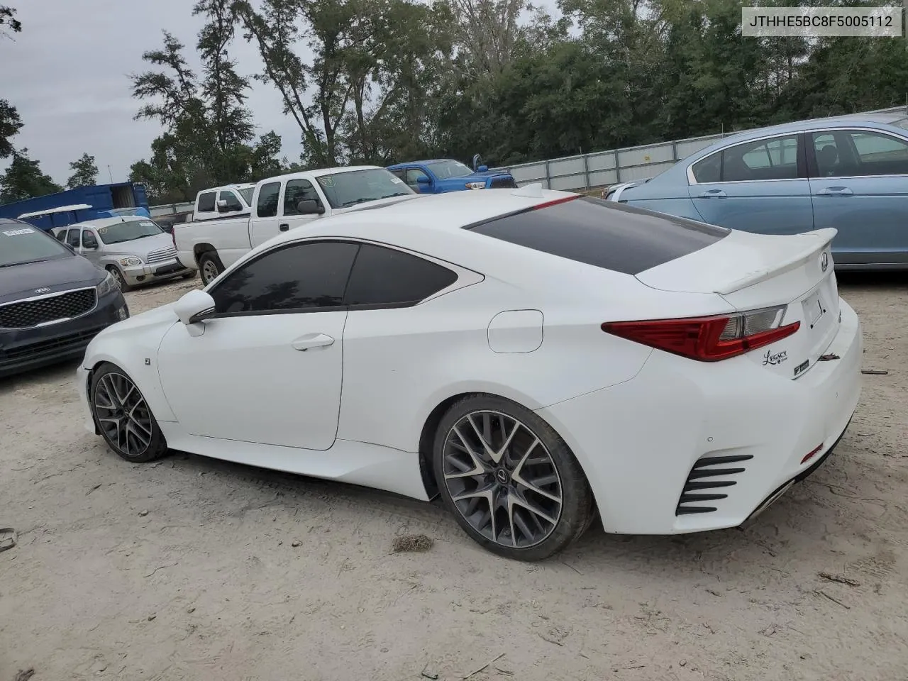 2015 Lexus Rc 350 VIN: JTHHE5BC8F5005112 Lot: 80900024