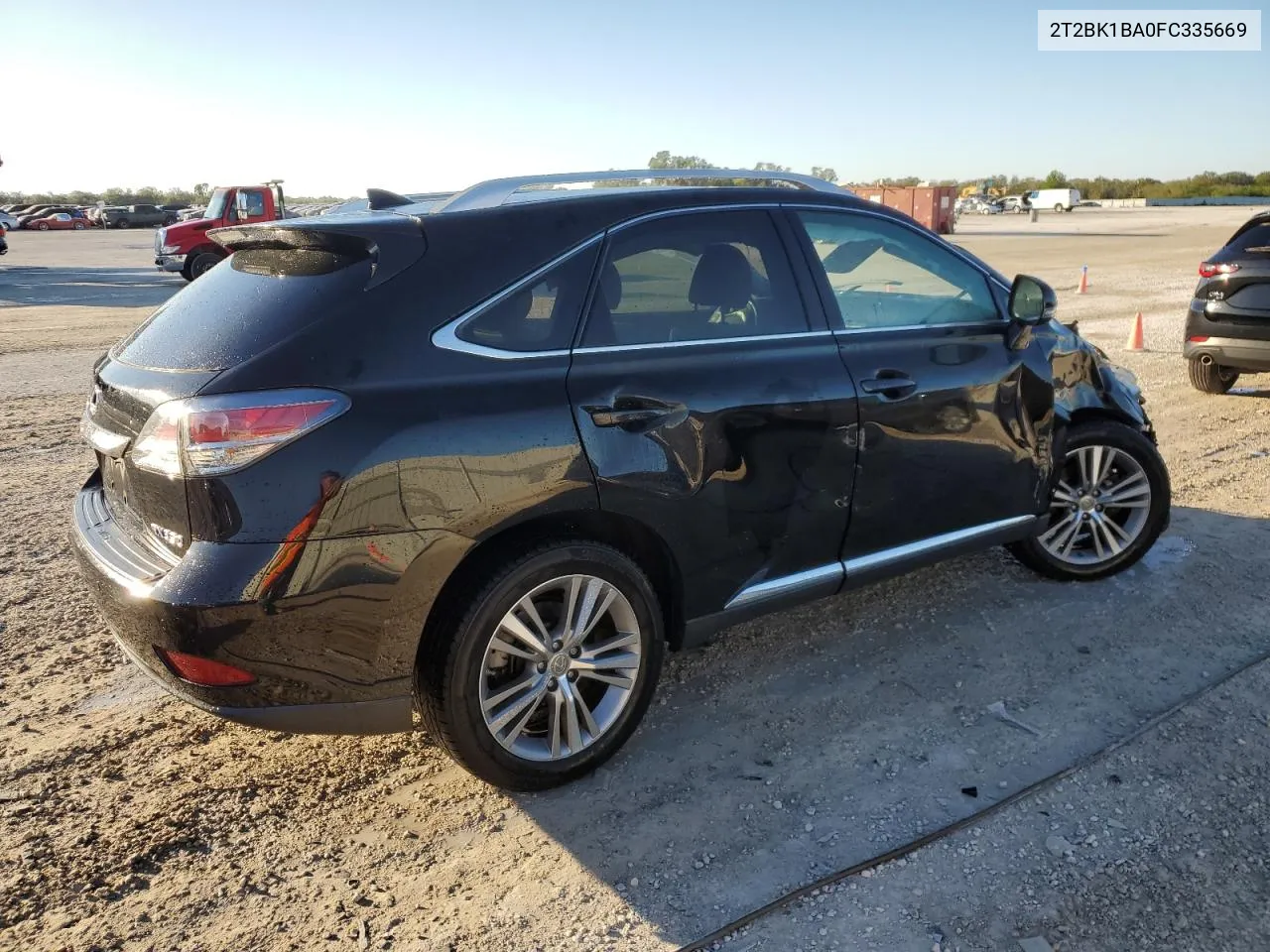 2015 Lexus Rx 350 Base VIN: 2T2BK1BA0FC335669 Lot: 81190504