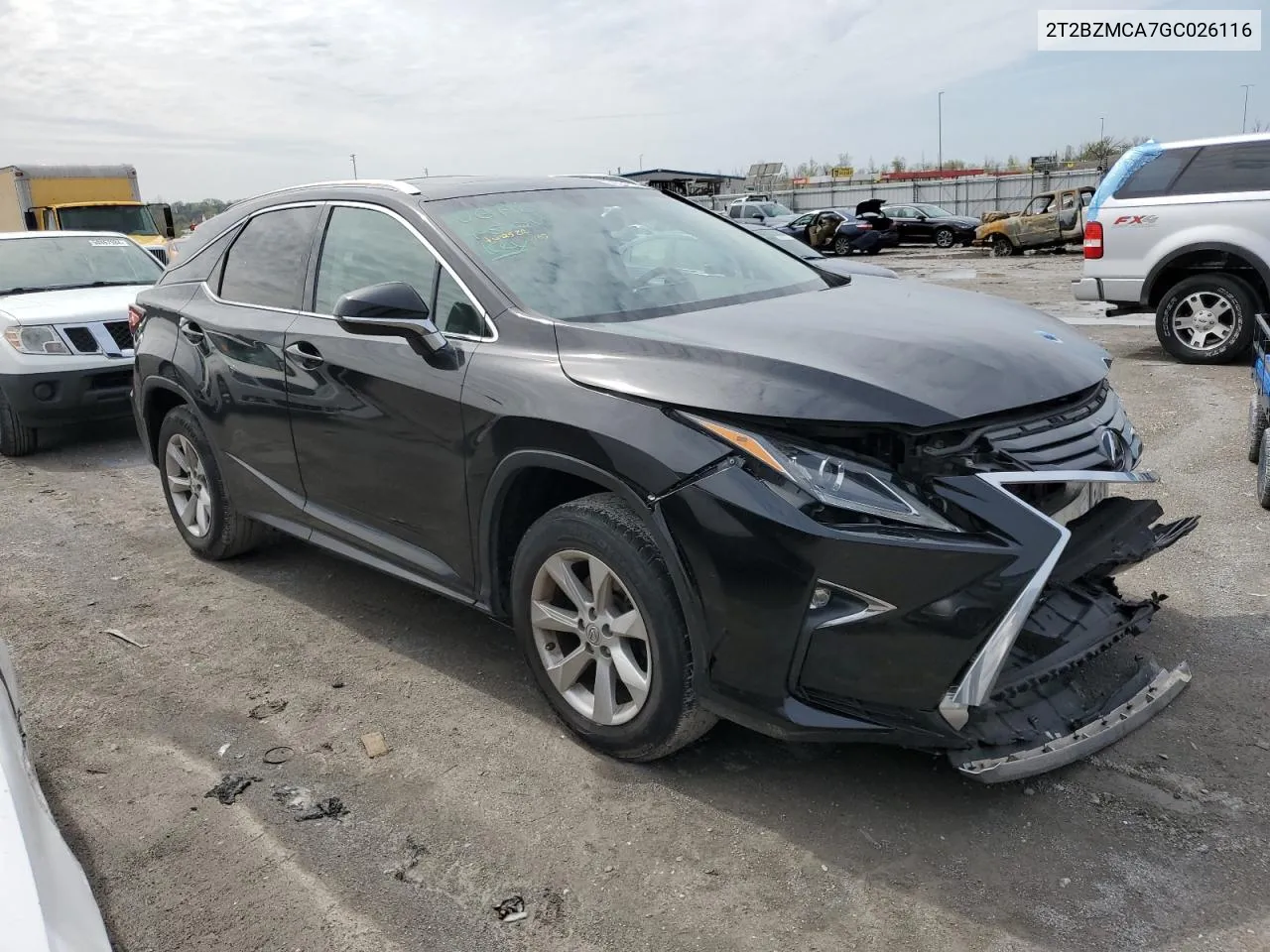 2T2BZMCA7GC026116 2016 Lexus Rx 350 Base