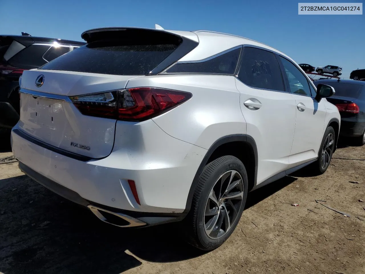 2016 Lexus Rx 350 Base VIN: 2T2BZMCA1GC041274 Lot: 51801814