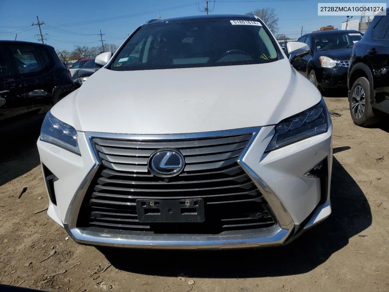 2016 Lexus Rx 350 Base VIN: 2T2BZMCA1GC041274 Lot: 51801814