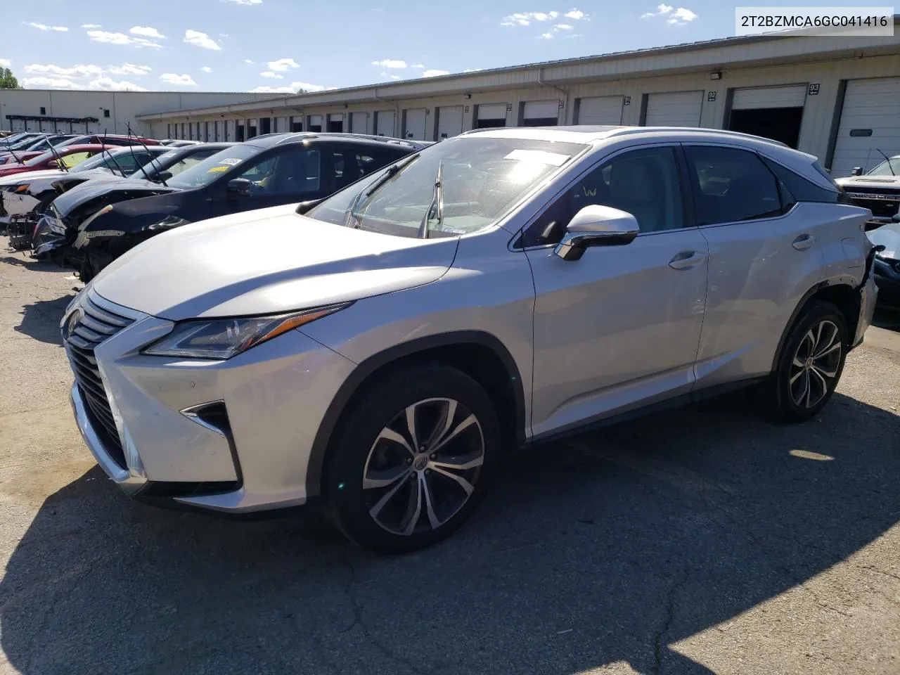 2T2BZMCA6GC041416 2016 Lexus Rx 350 Base