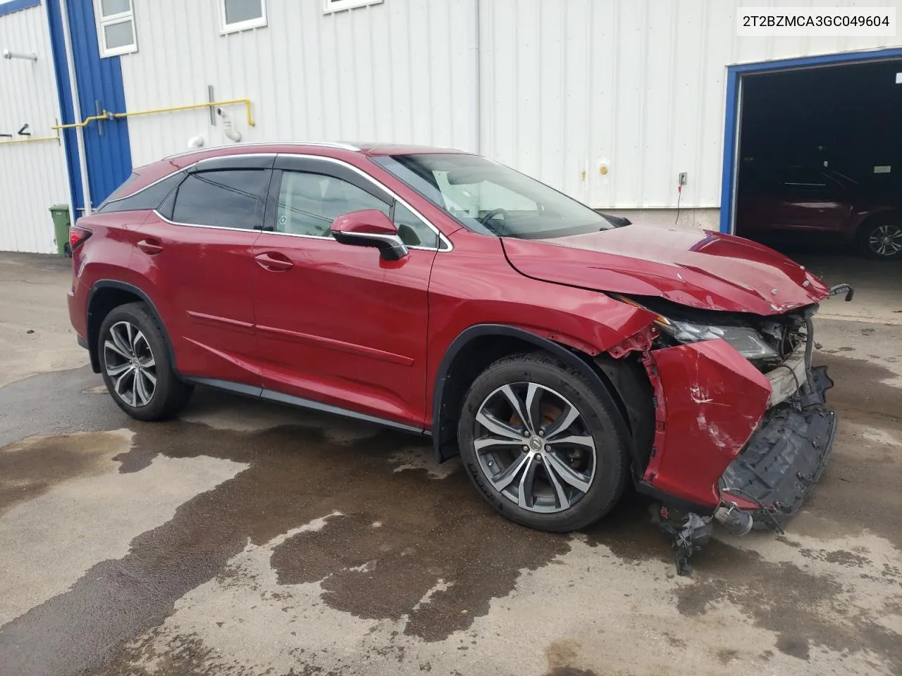 2T2BZMCA3GC049604 2016 Lexus Rx 350 Base