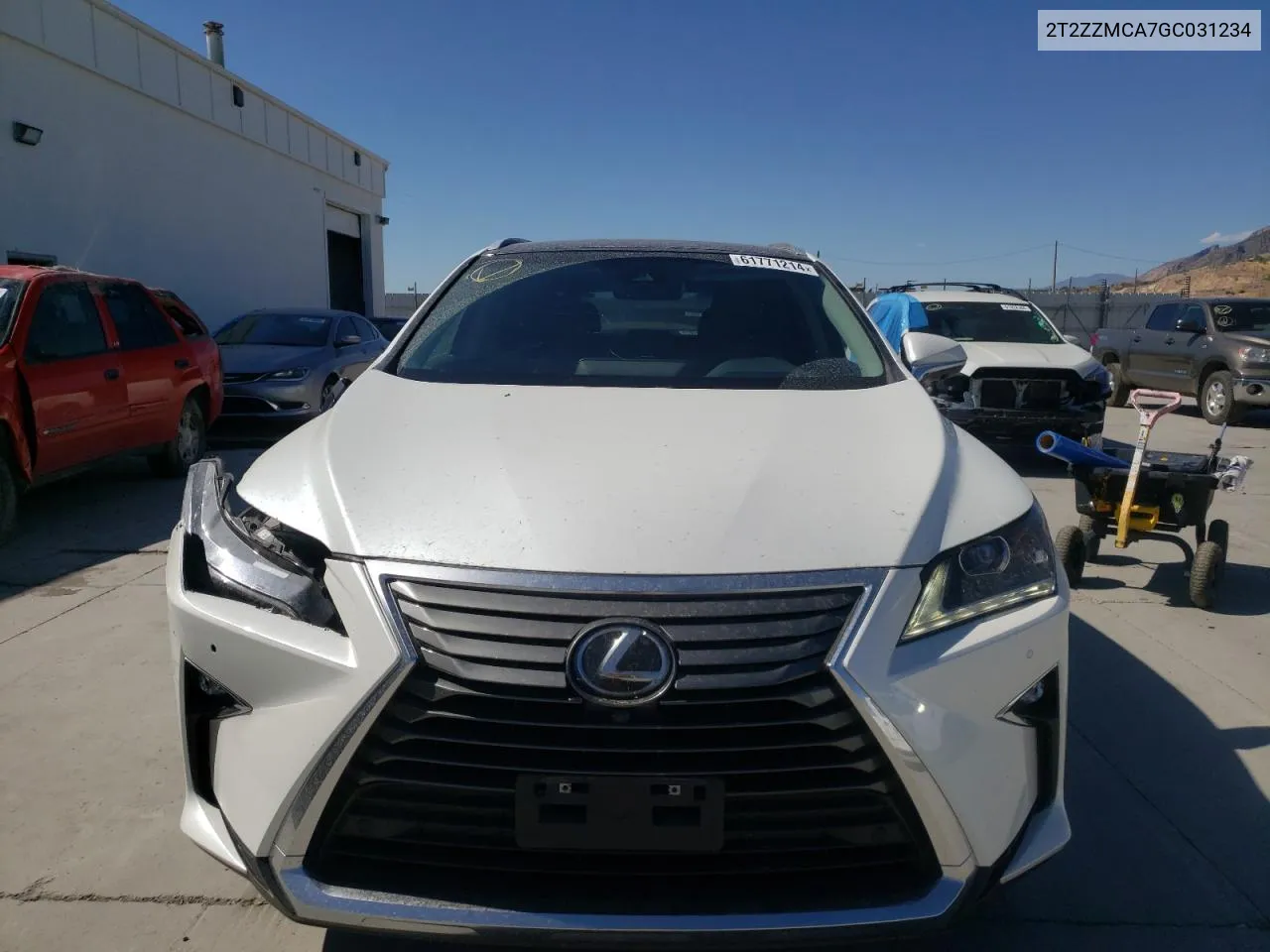 2016 Lexus Rx 350 VIN: 2T2ZZMCA7GC031234 Lot: 61771214