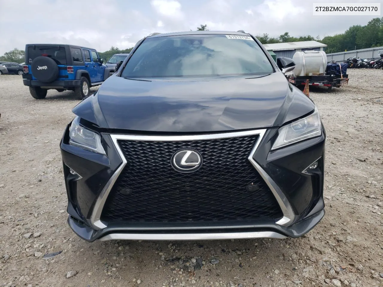 2016 Lexus Rx 350 Base VIN: 2T2BZMCA7GC027170 Lot: 61913734