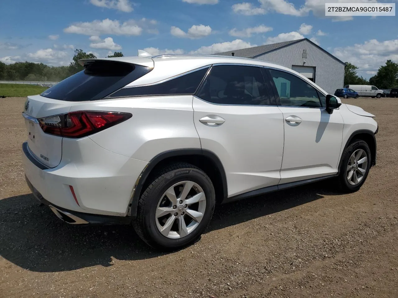 2016 Lexus Rx 350 Base VIN: 2T2BZMCA9GC015487 Lot: 62083294