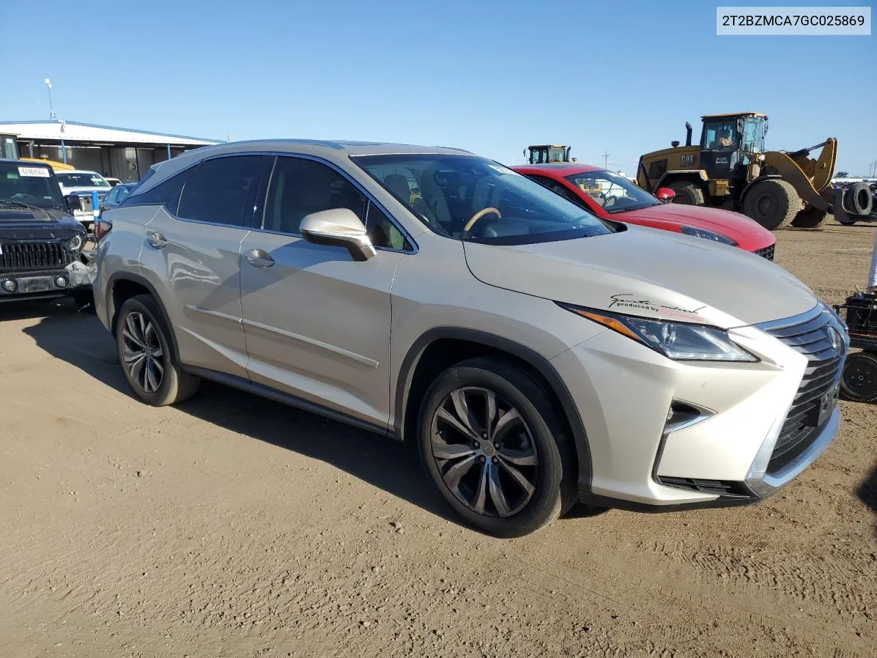 2016 Lexus Rx 350 Base VIN: 2T2BZMCA7GC025869 Lot: 62279764