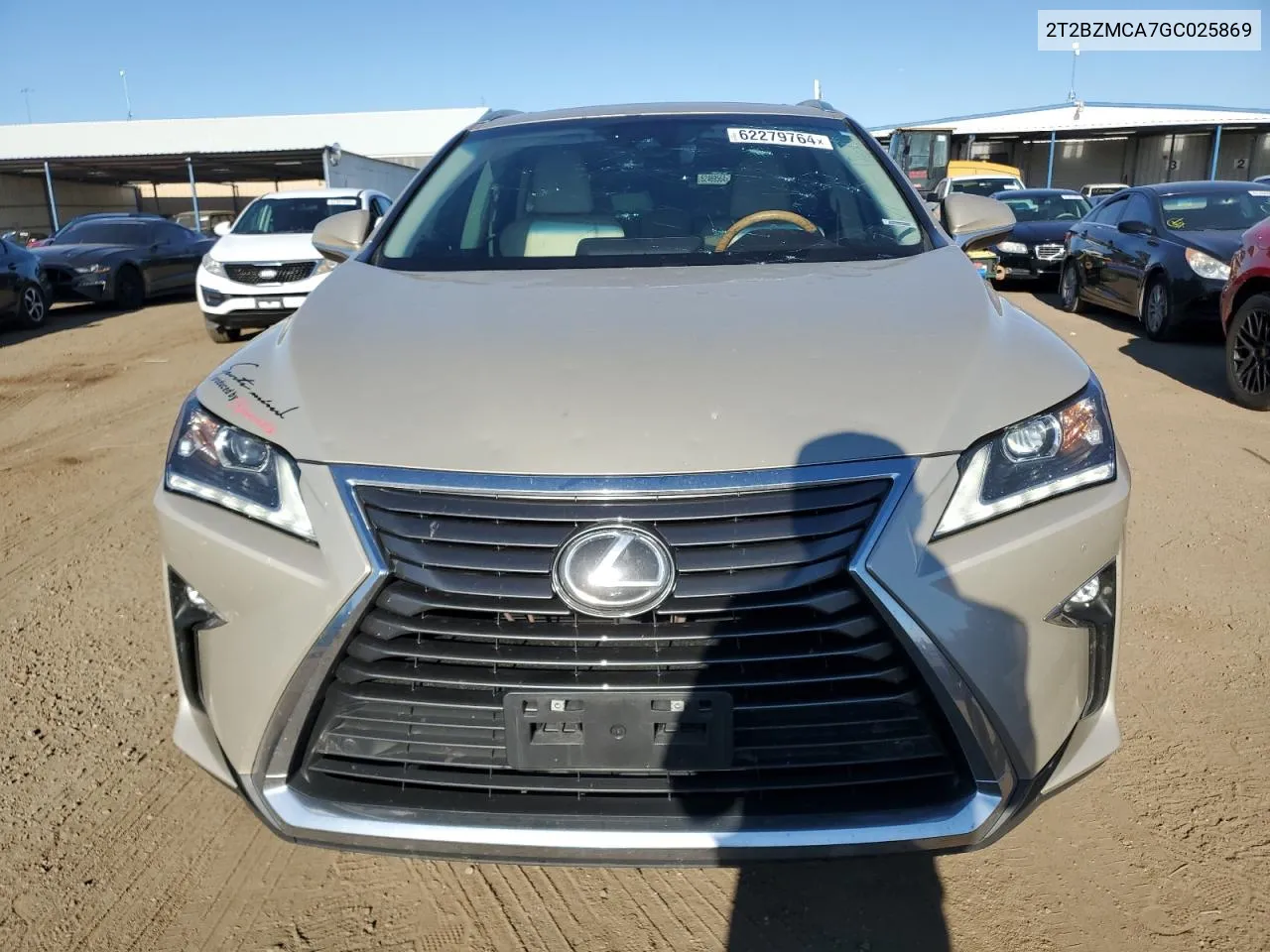 2T2BZMCA7GC025869 2016 Lexus Rx 350 Base