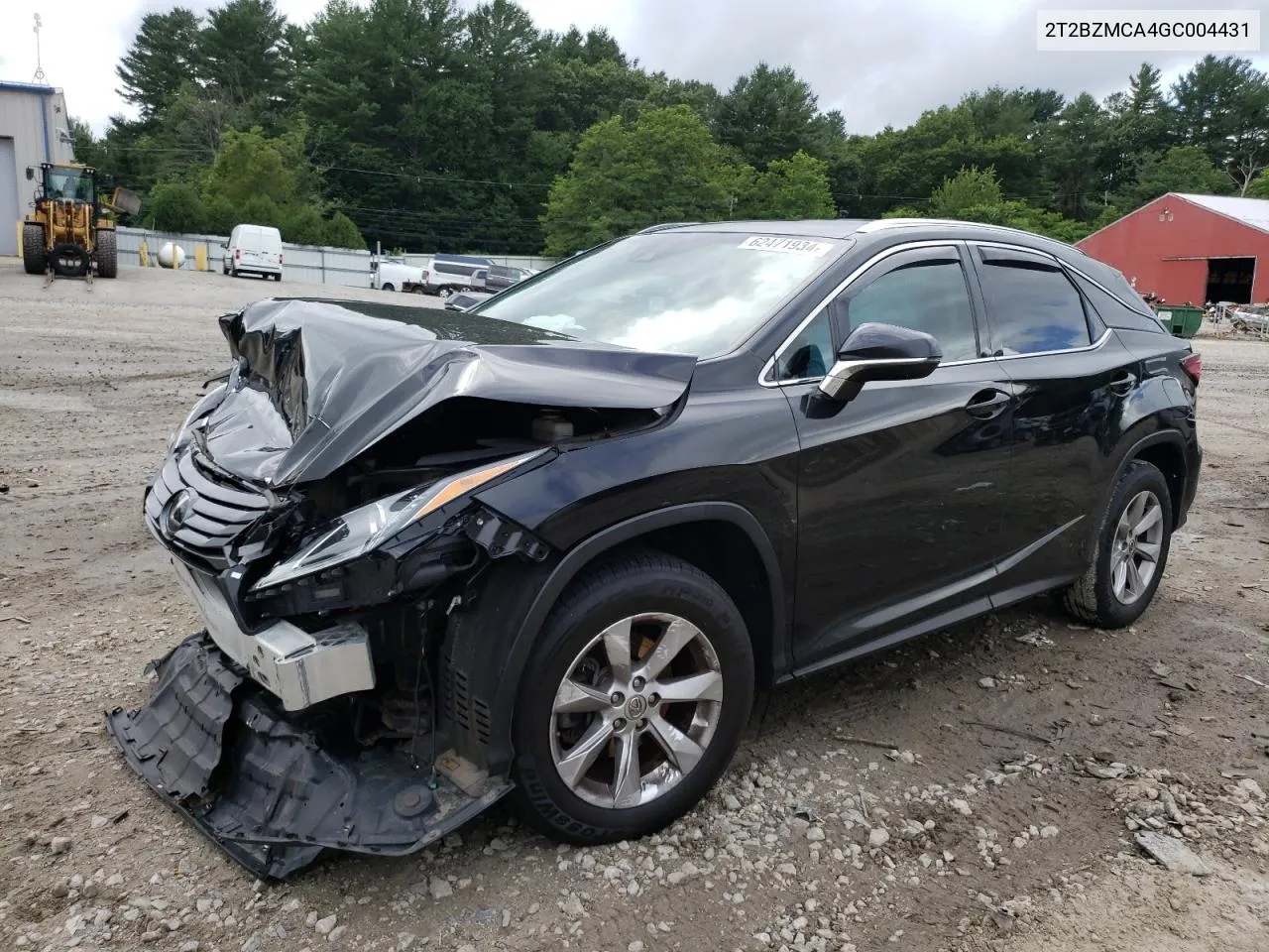 2016 Lexus Rx 350 Base VIN: 2T2BZMCA4GC004431 Lot: 62471934