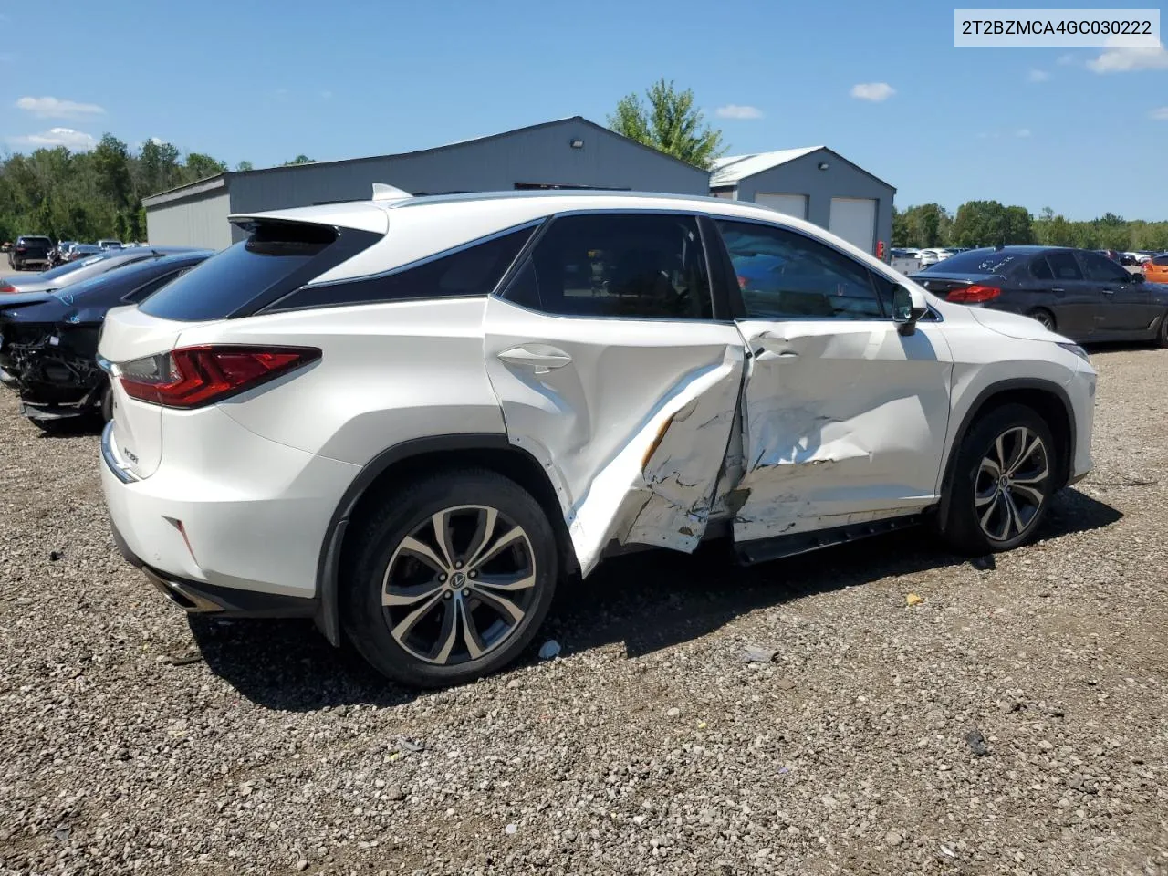 2016 Lexus Rx 350 Base VIN: 2T2BZMCA4GC030222 Lot: 63201944