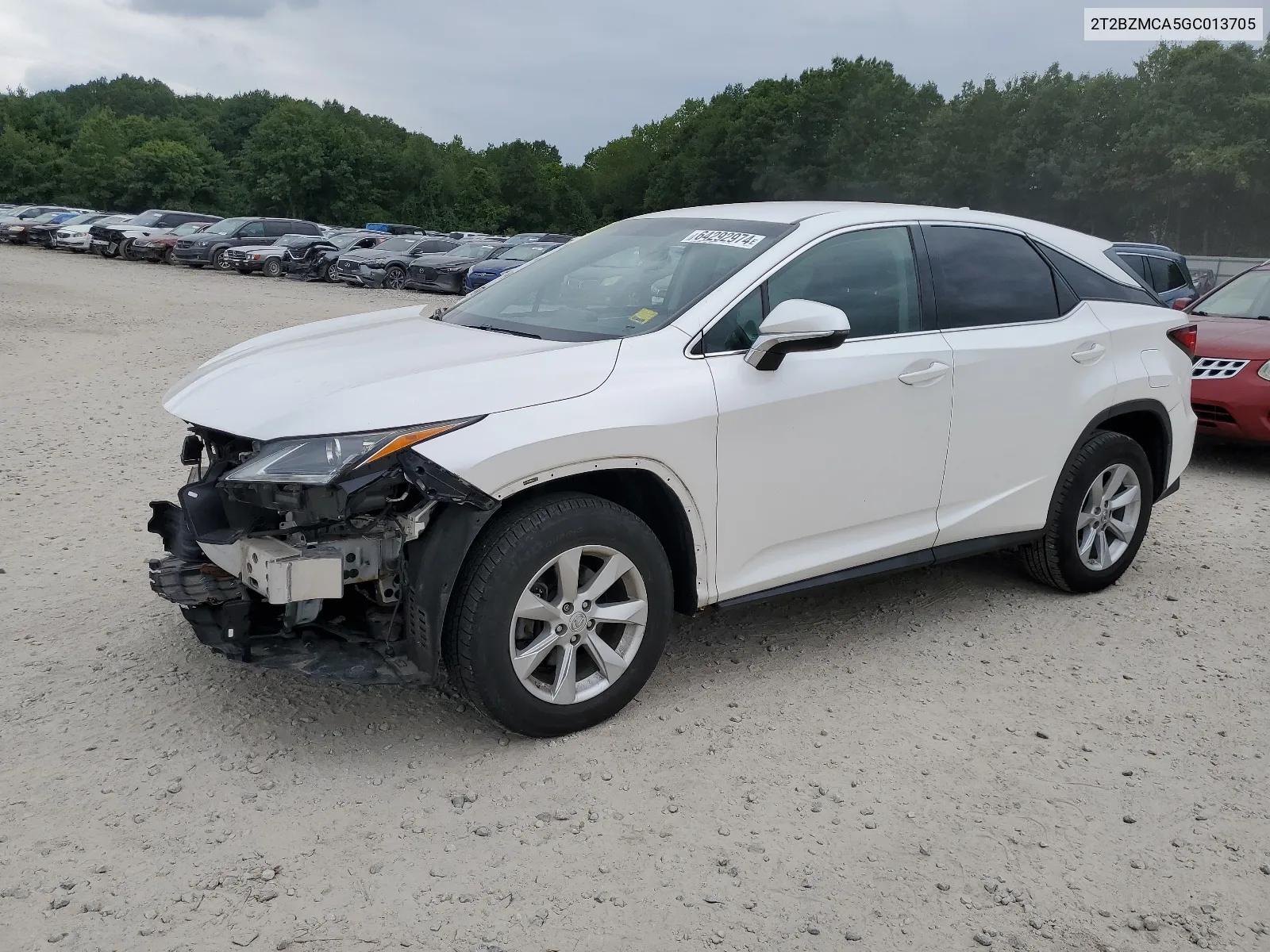 2T2BZMCA5GC013705 2016 Lexus Rx 350 Base