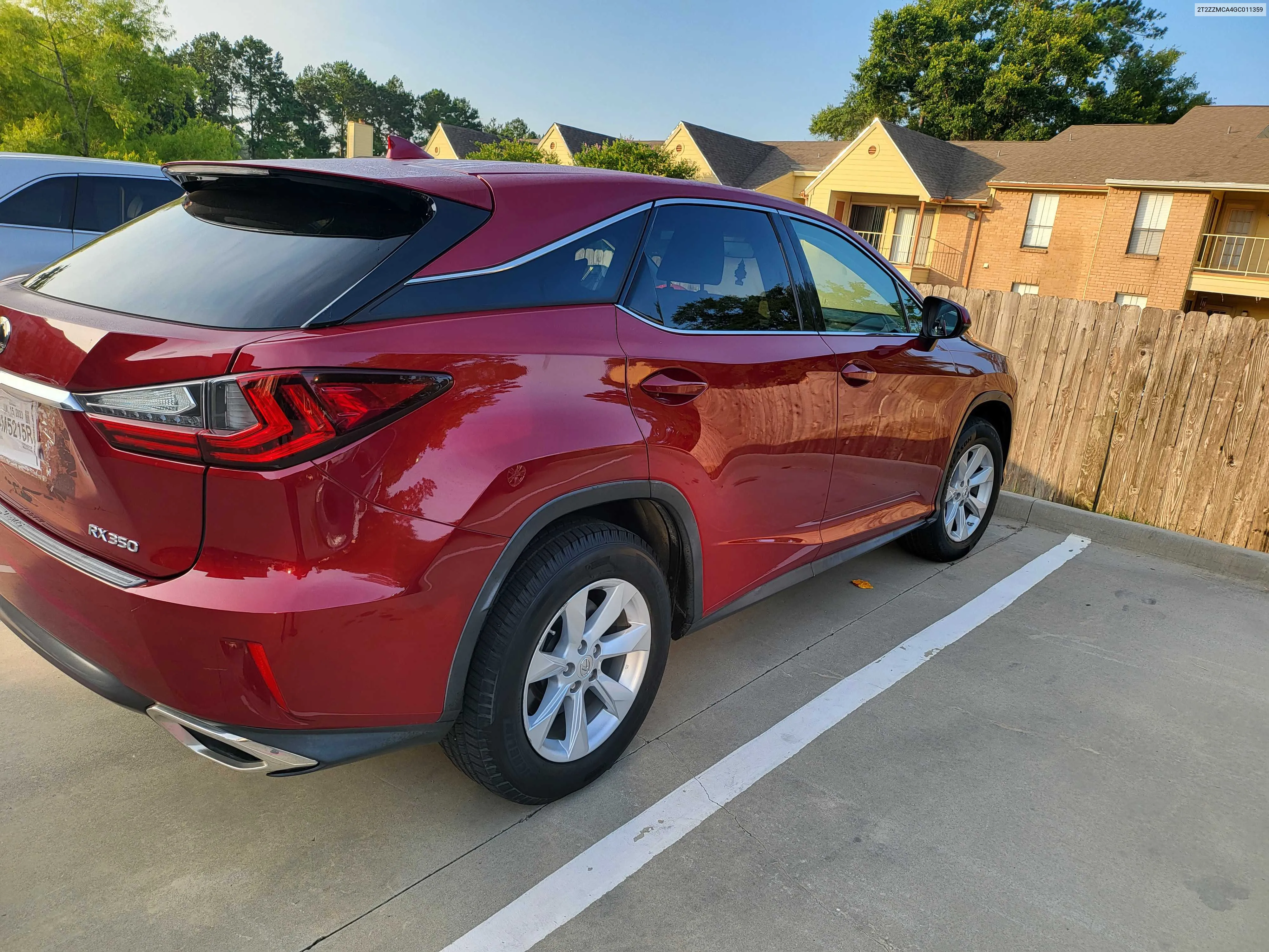 2016 Lexus Rx 350 VIN: 2T2ZZMCA4GC011359 Lot: 65970284