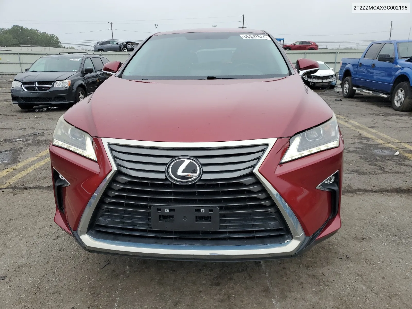 2016 Lexus Rx 350 VIN: 2T2ZZMCAXGC002195 Lot: 66297834