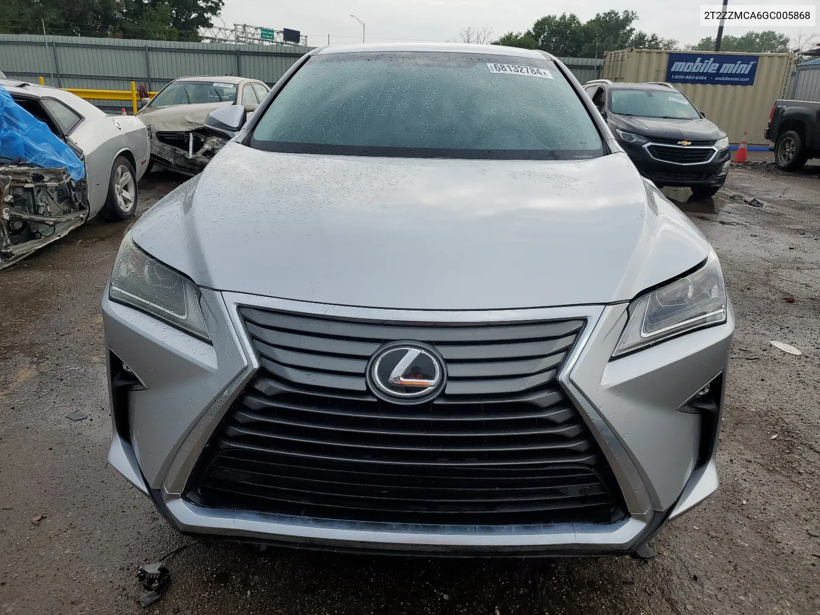 2016 Lexus Rx 350 VIN: 2T2ZZMCA6GC005868 Lot: 68132784