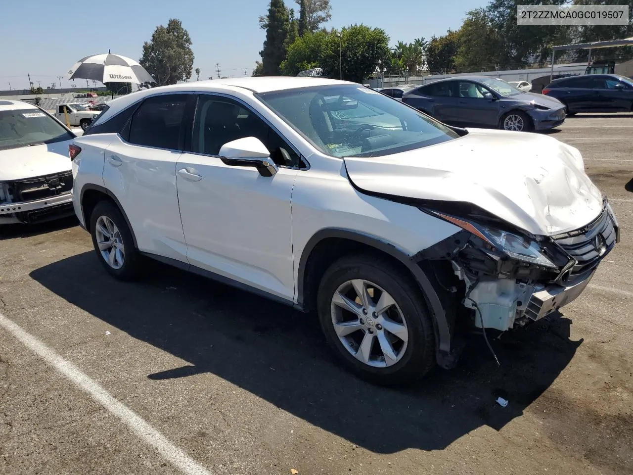 2016 Lexus Rx 350 VIN: 2T2ZZMCA0GC019507 Lot: 69160034