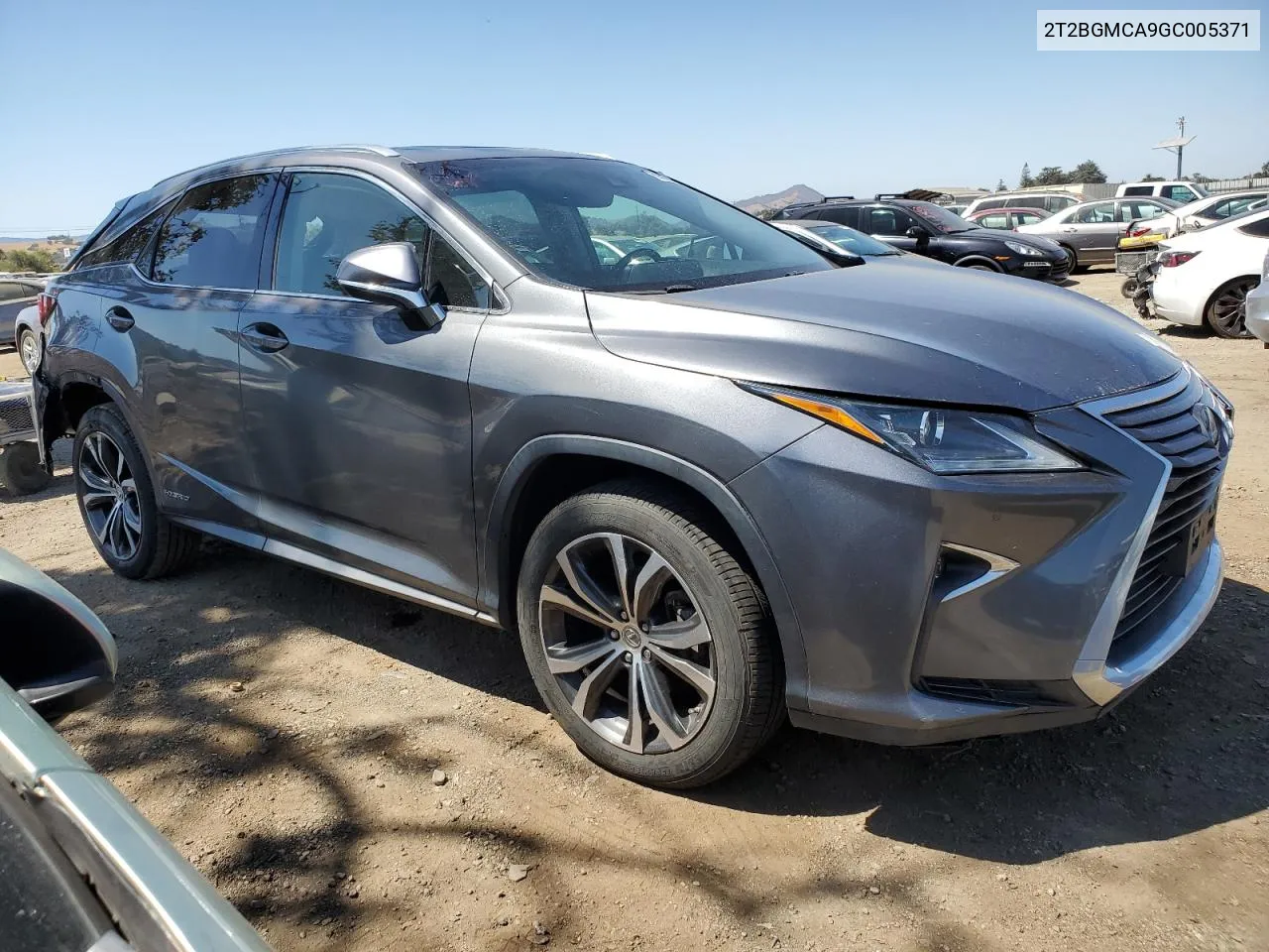 2016 Lexus Rx 450H Base VIN: 2T2BGMCA9GC005371 Lot: 69319464