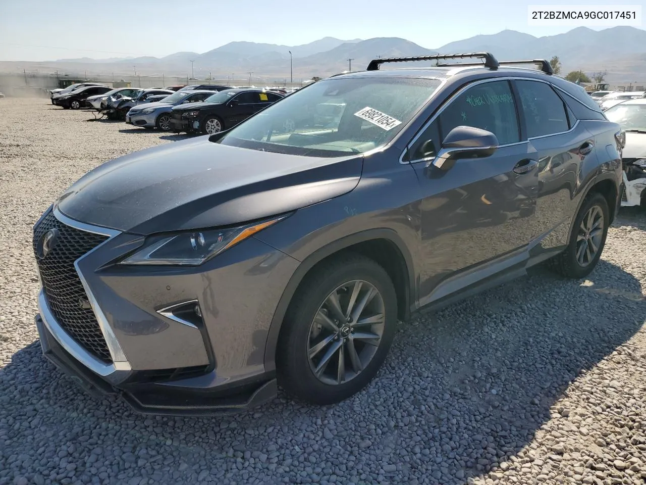 2016 Lexus Rx 350 Base VIN: 2T2BZMCA9GC017451 Lot: 69821054