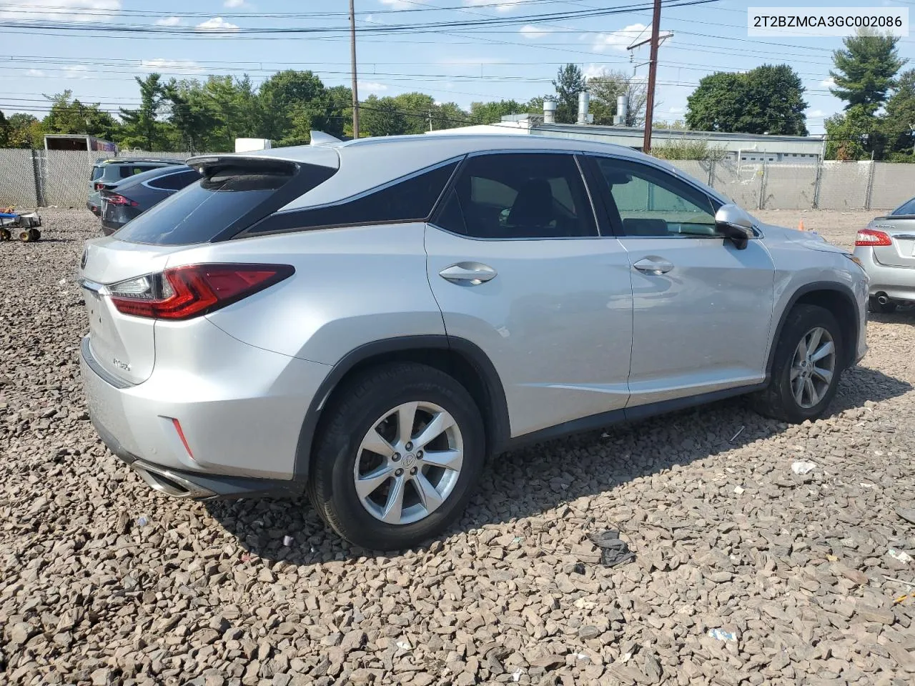 2016 Lexus Rx 350 Base VIN: 2T2BZMCA3GC002086 Lot: 70061424