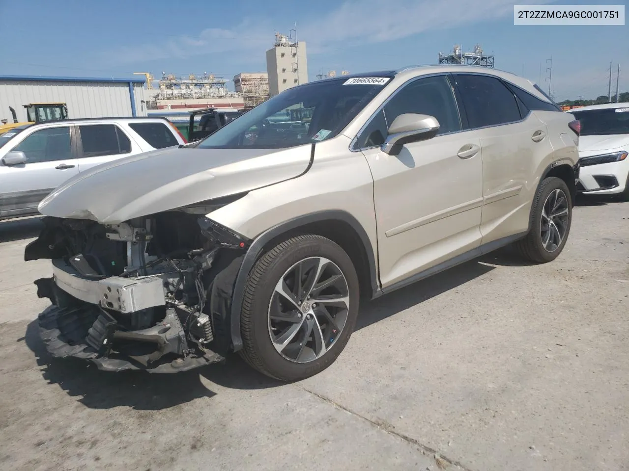 2016 Lexus Rx 350 VIN: 2T2ZZMCA9GC001751 Lot: 70665564