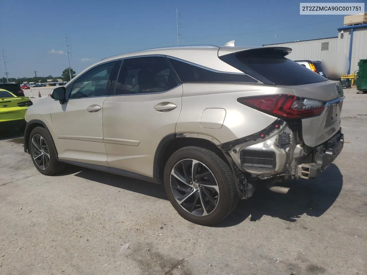 2016 Lexus Rx 350 VIN: 2T2ZZMCA9GC001751 Lot: 70665564