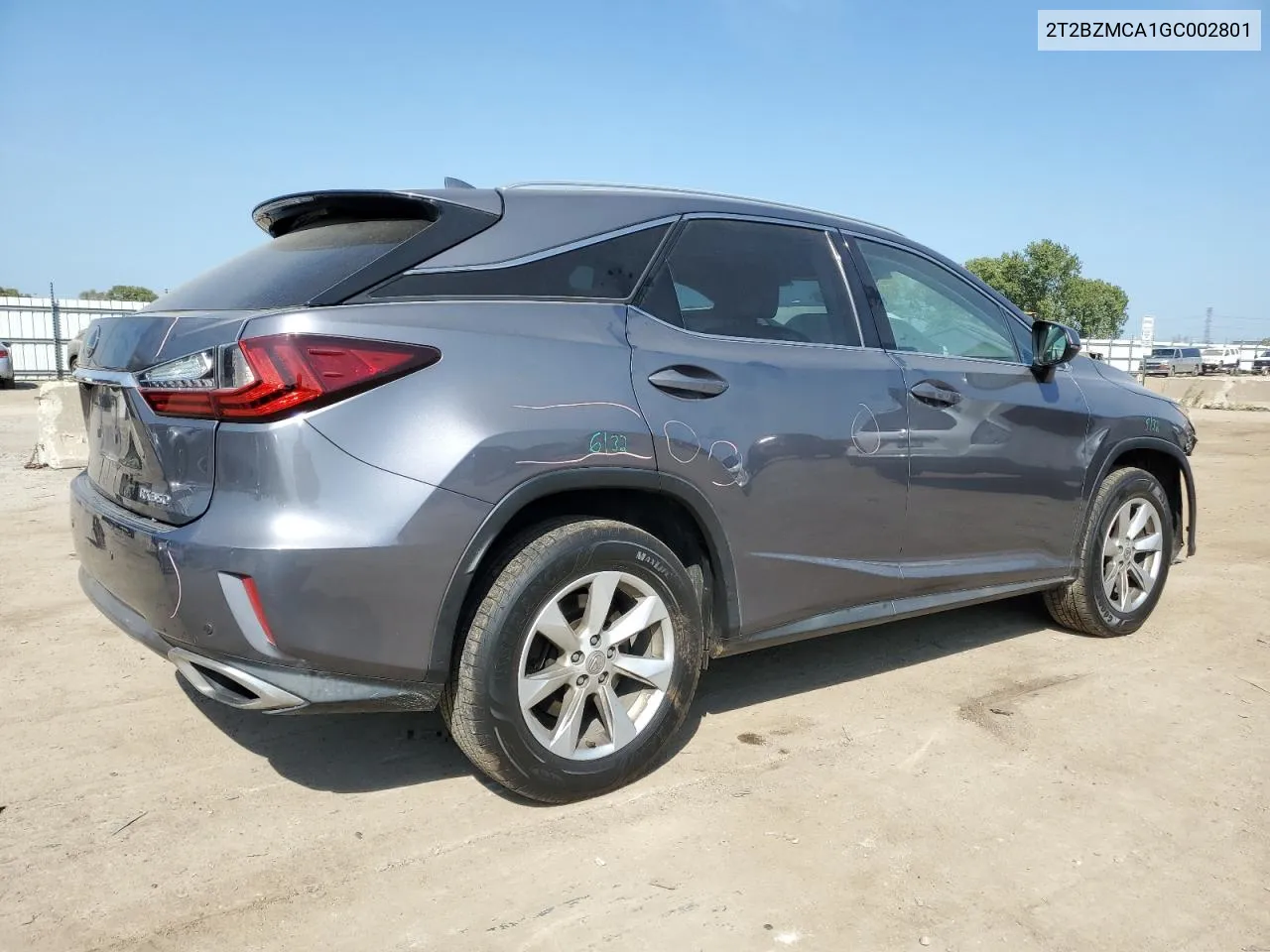 2016 Lexus Rx 350 Base VIN: 2T2BZMCA1GC002801 Lot: 71457524