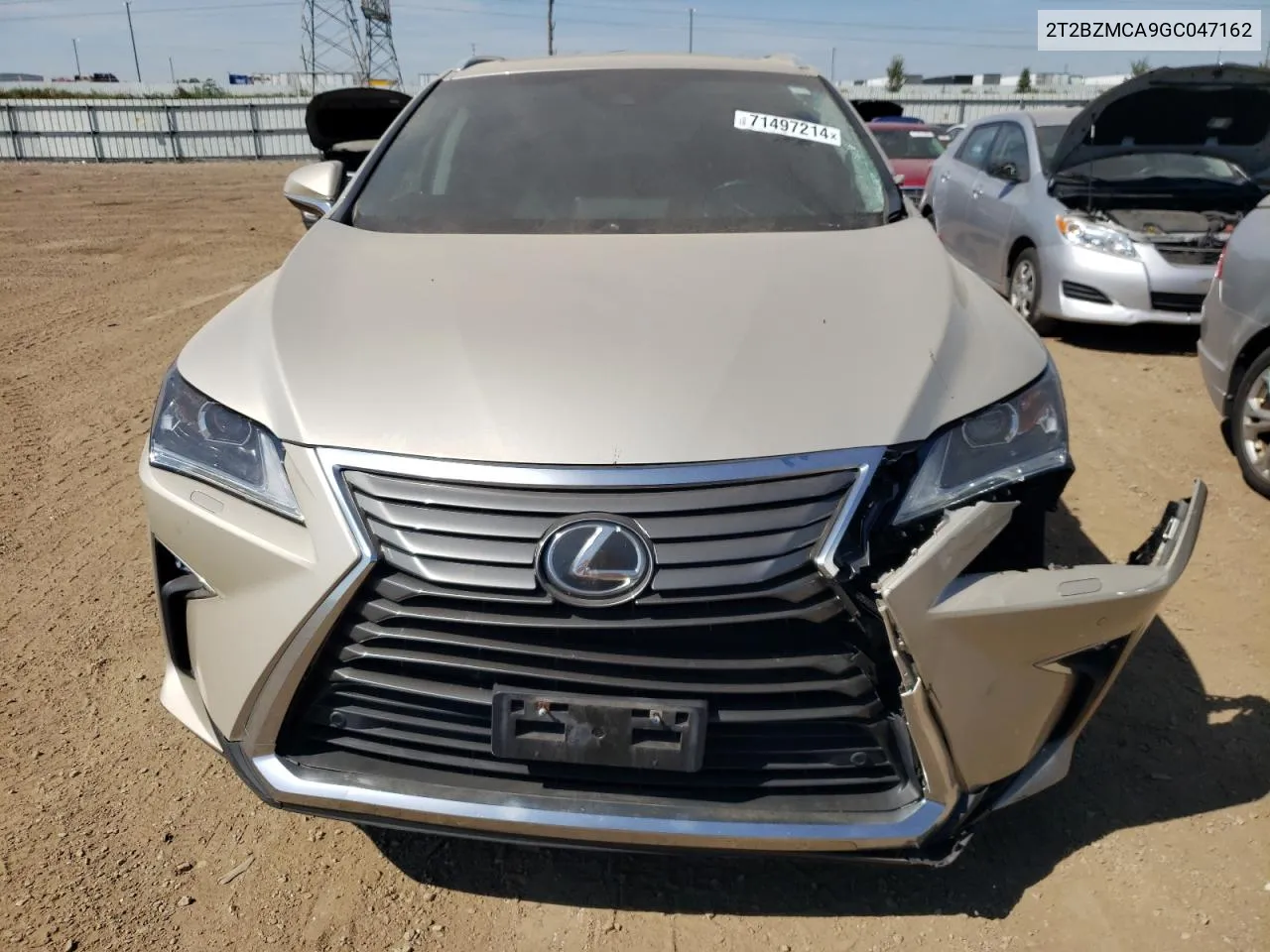 2016 Lexus Rx 350 Base VIN: 2T2BZMCA9GC047162 Lot: 71497214