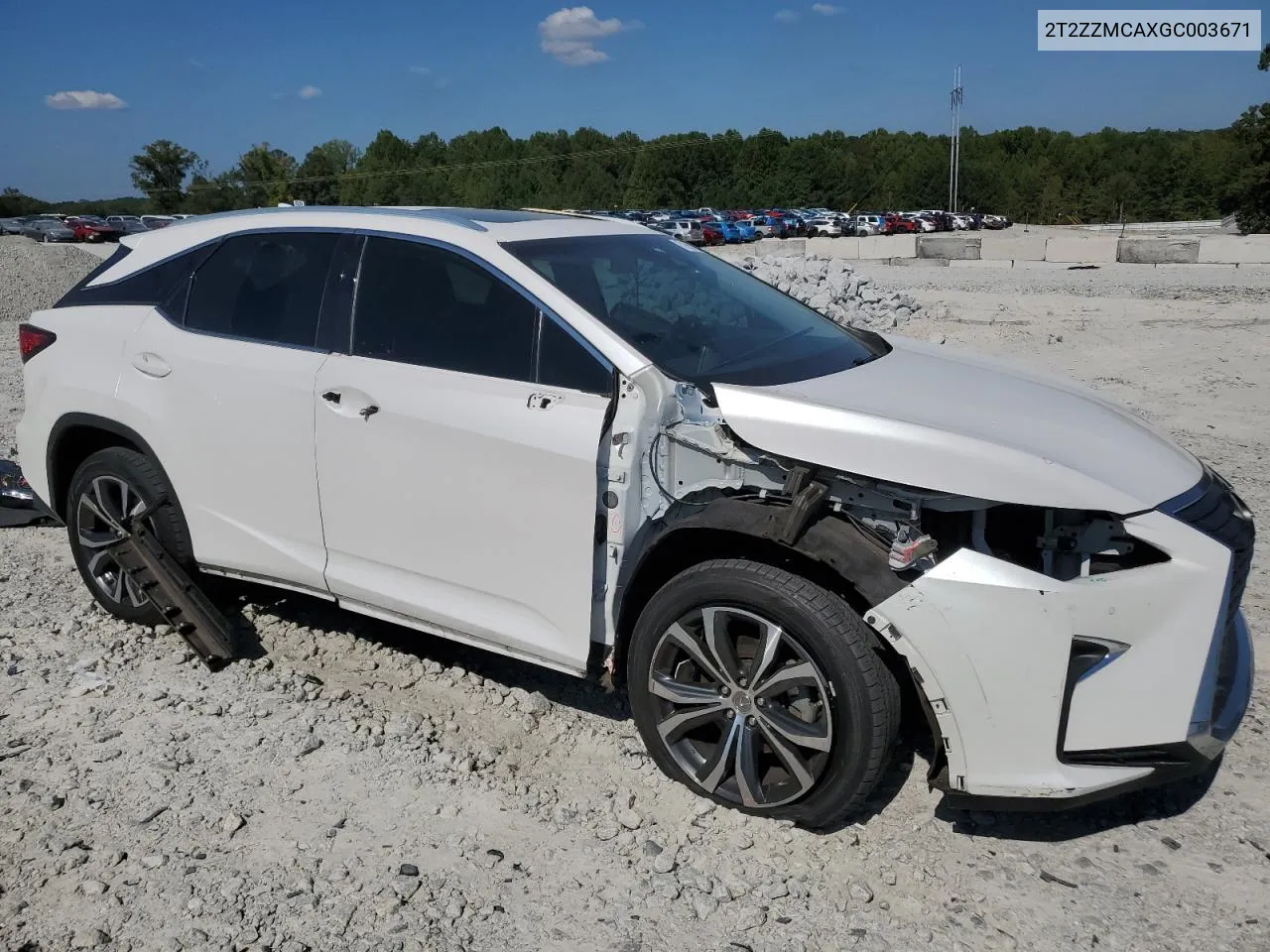 2016 Lexus Rx 350 VIN: 2T2ZZMCAXGC003671 Lot: 71551634