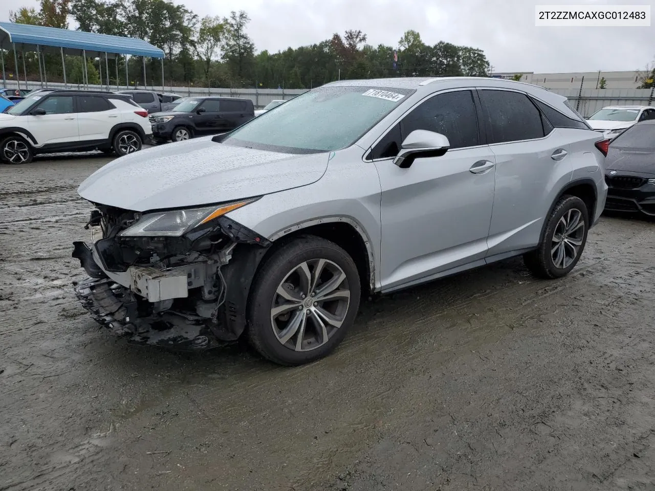 2016 Lexus Rx 350 VIN: 2T2ZZMCAXGC012483 Lot: 71810464