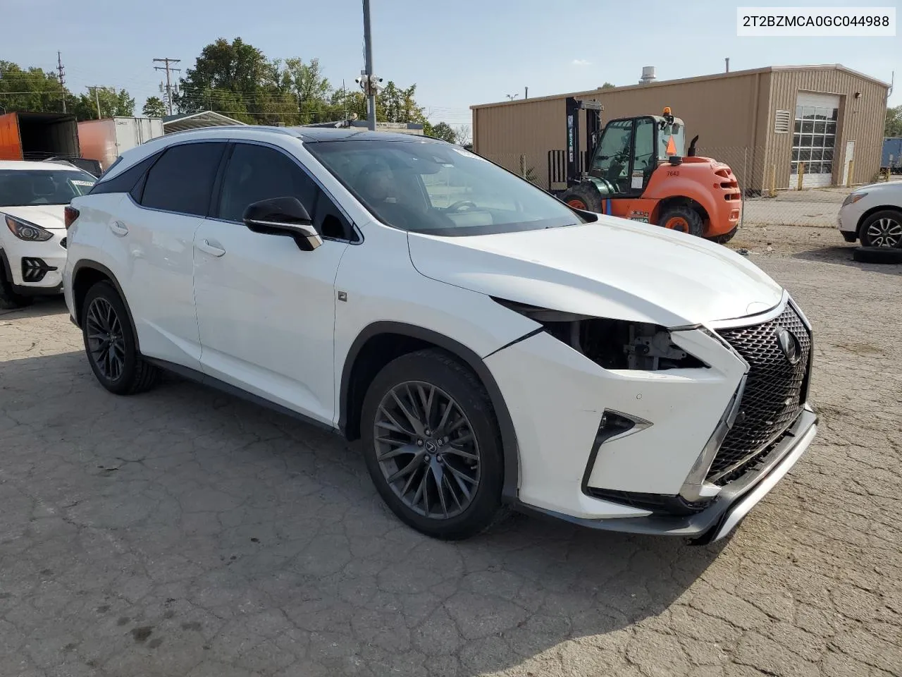 2016 Lexus Rx 350 Base VIN: 2T2BZMCA0GC044988 Lot: 71914584