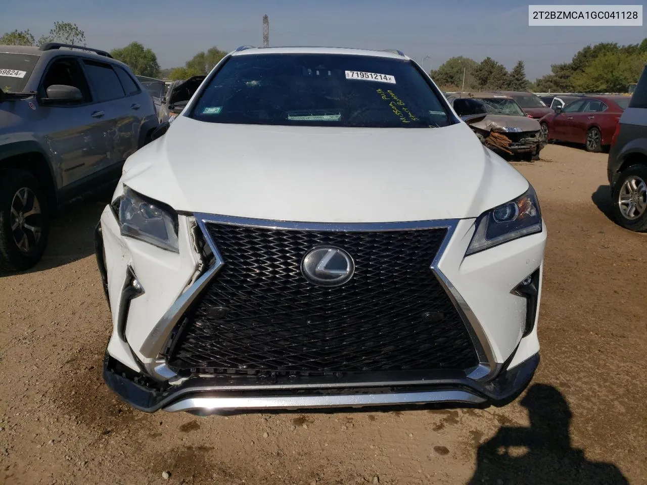 2016 Lexus Rx 350 Base VIN: 2T2BZMCA1GC041128 Lot: 71951214