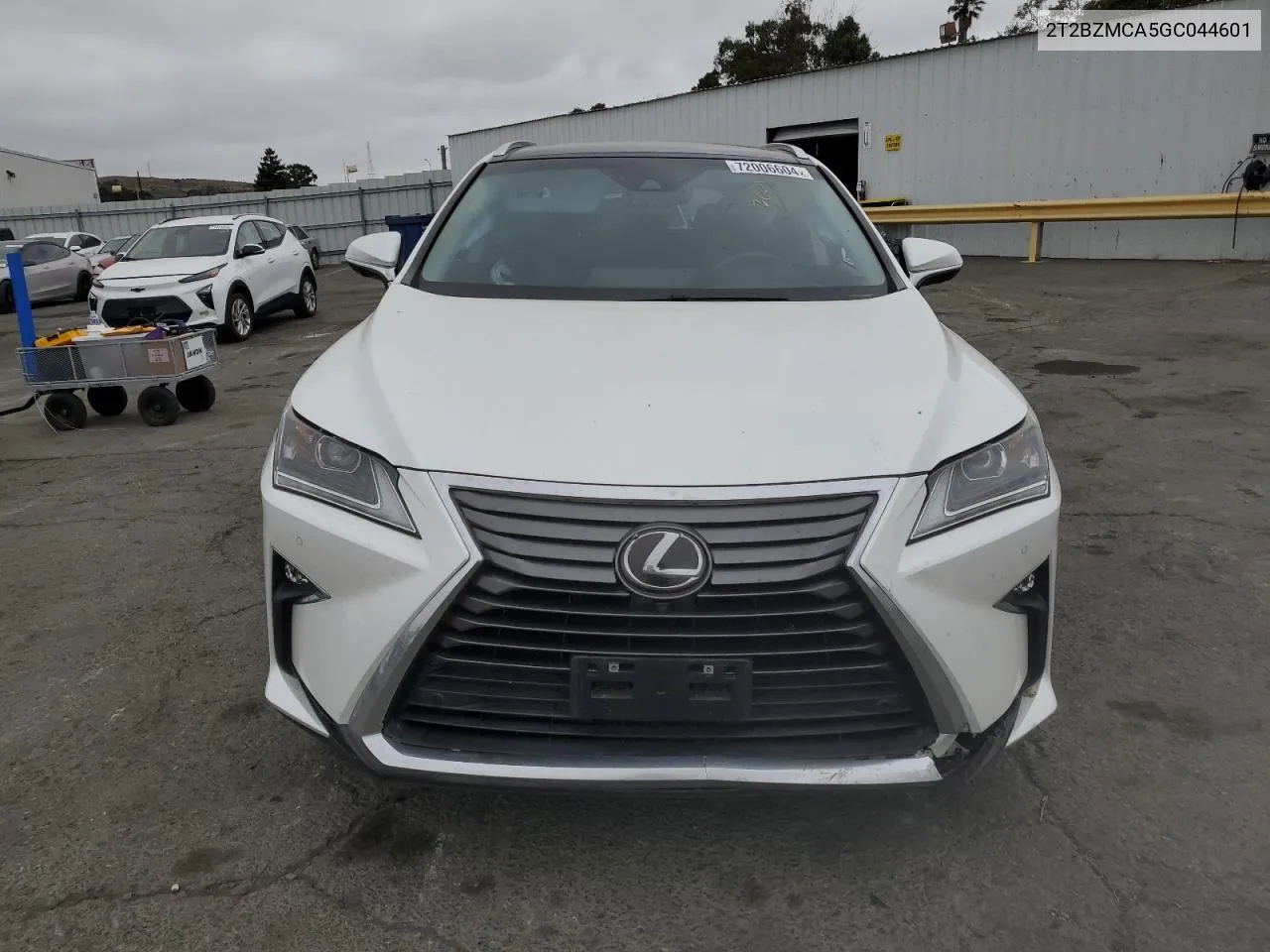 2016 Lexus Rx 350 Base VIN: 2T2BZMCA5GC044601 Lot: 72006604