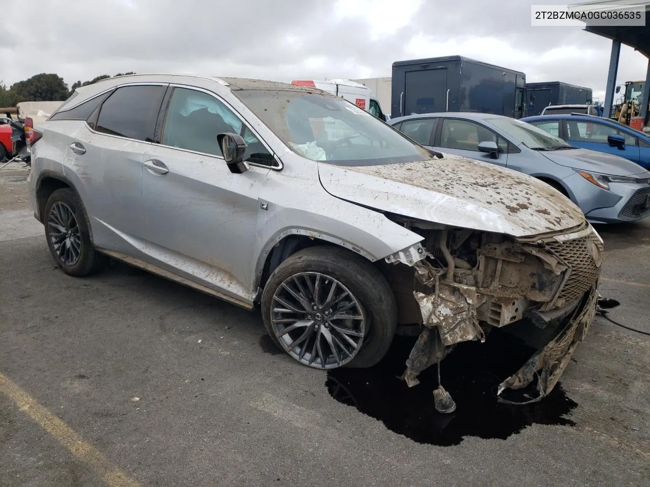 2T2BZMCA0GC036535 2016 Lexus Rx 350 Base