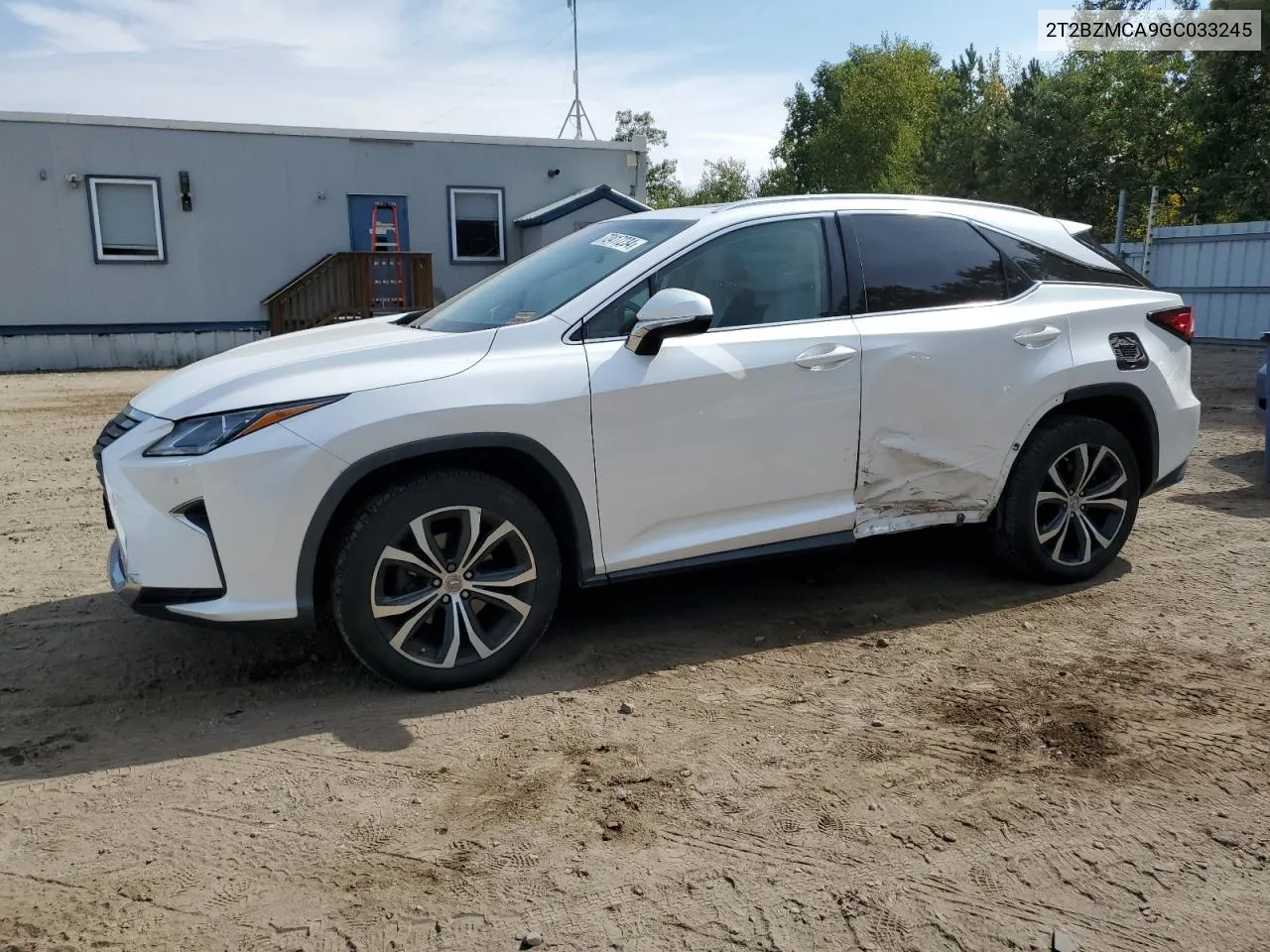 2016 Lexus Rx 350 Base VIN: 2T2BZMCA9GC033245 Lot: 72417234