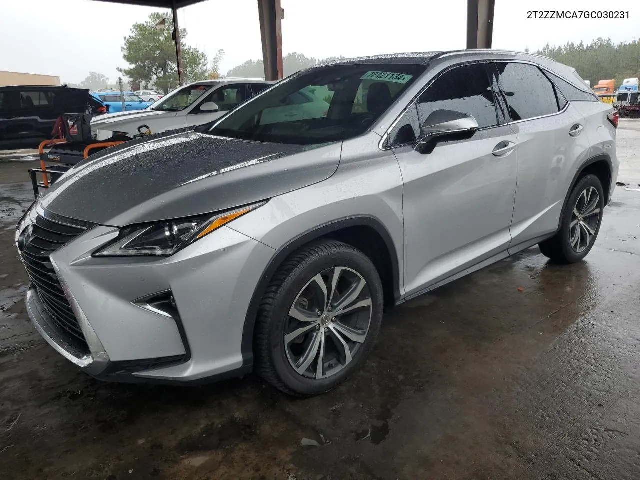 2016 Lexus Rx 350 VIN: 2T2ZZMCA7GC030231 Lot: 72421134