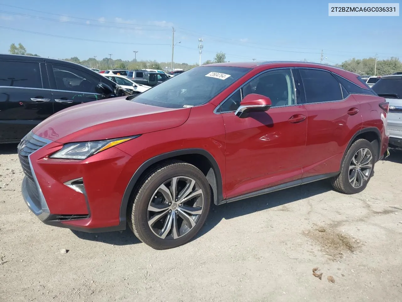 2016 Lexus Rx 350 Base VIN: 2T2BZMCA6GC036331 Lot: 72804764