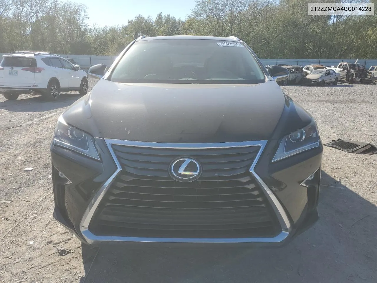 2016 Lexus Rx 350 VIN: 2T2ZZMCA4GC014228 Lot: 72922994