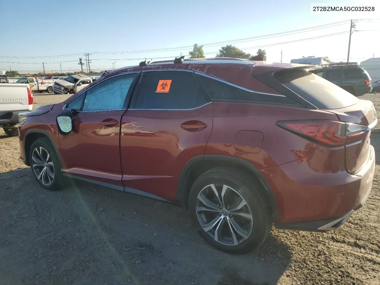 2016 Lexus Rx 350 Base VIN: 2T2BZMCA5GC032528 Lot: 72963284