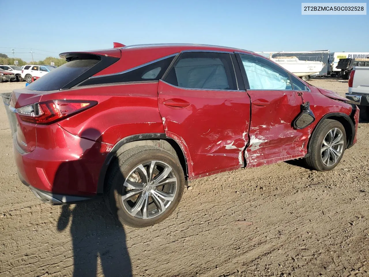 2016 Lexus Rx 350 Base VIN: 2T2BZMCA5GC032528 Lot: 72963284