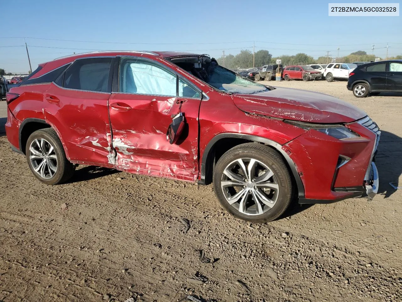 2016 Lexus Rx 350 Base VIN: 2T2BZMCA5GC032528 Lot: 72963284