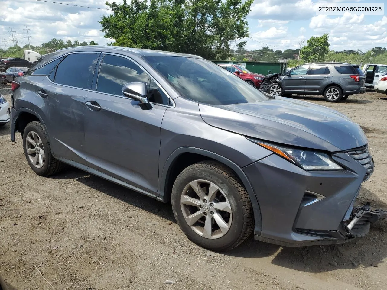 2T2BZMCA5GC008925 2016 Lexus Rx 350 Base