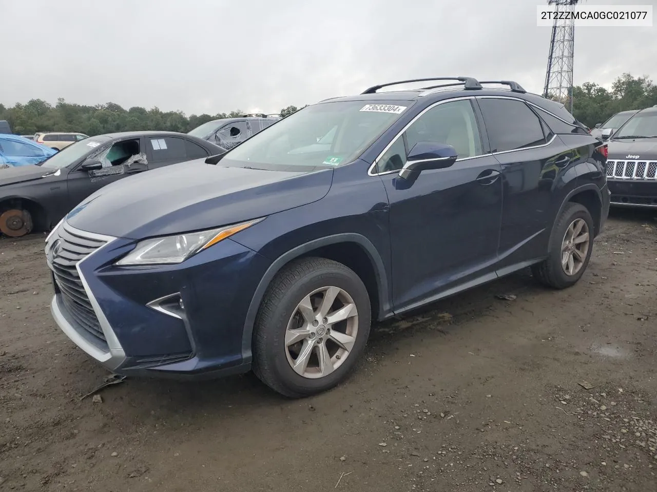 2T2ZZMCA0GC021077 2016 Lexus Rx 350