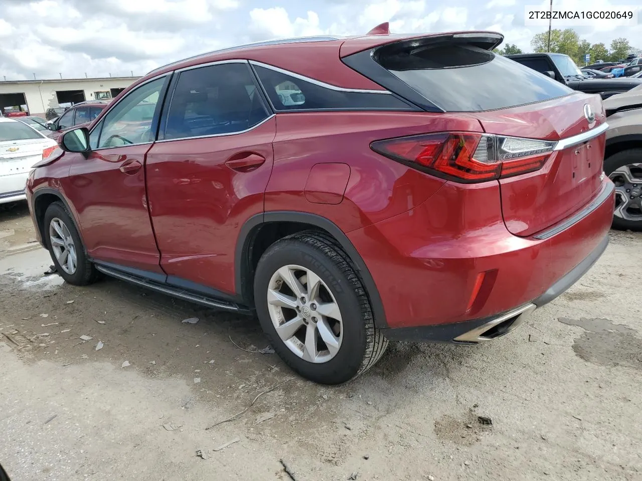 2T2BZMCA1GC020649 2016 Lexus Rx 350 Base