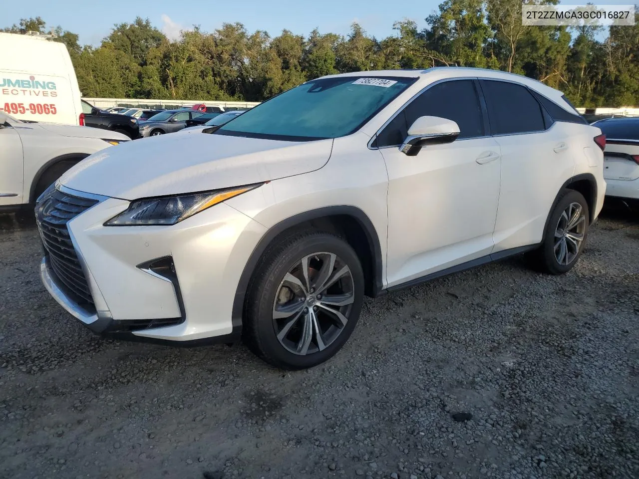 2T2ZZMCA3GC016827 2016 Lexus Rx 350