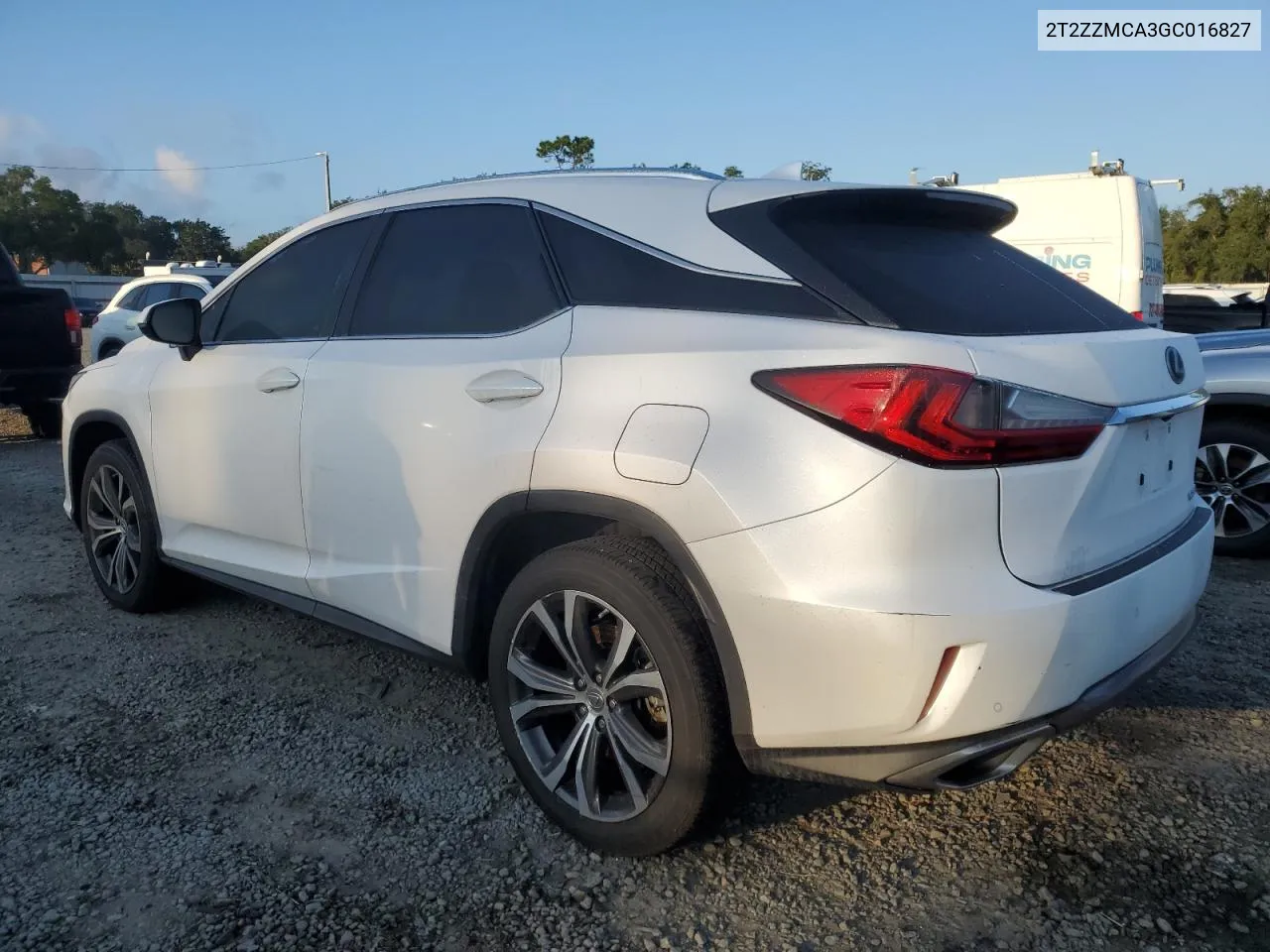 2T2ZZMCA3GC016827 2016 Lexus Rx 350